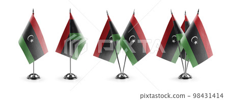 Small national flags of the white on a black background Small national flags of the white on a black background 98431414