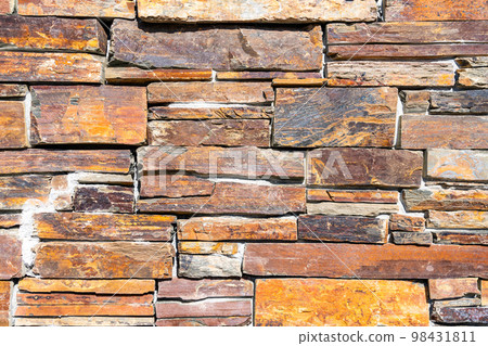 Stone block fence Stone block fence 98431811