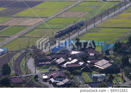 Yamaguchi Line Funahirayama Bird's-eye View DL Yamaguchi DD51 98431881