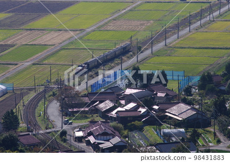 Yamaguchi Line Funahirayama Bird's-eye View DL Yamaguchi DD51 98431883