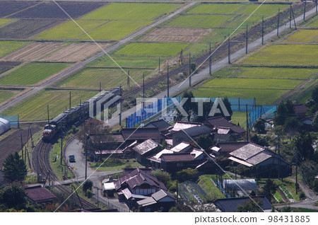 Yamaguchi Line Funahirayama Bird's-eye View DL Yamaguchi DD51 98431885