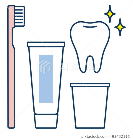 牙刷牙膏套裝簡單 98432115