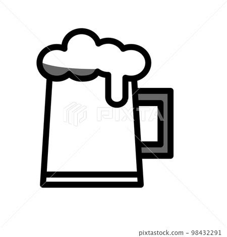 Illustration Vector Graphic of Beer Icon 98432291