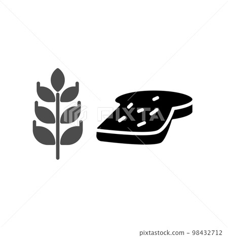 Illustration Vector Graphic of Bread Icon 98432712