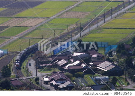 Yamaguchi Line Funahirayama Bird's-eye View DL Yamaguchi DD51 Yamaguchi Line Funahirayama Bird's-eye View DL Yamaguchi DD51 98433546