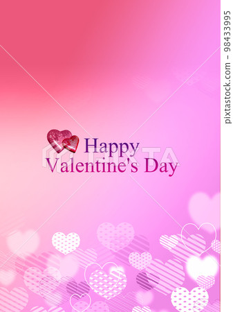 Pink chocolate and heart pattern Valentine and Christmas material Pink chocolate and heart pattern Valentine and Christmas material 98433995