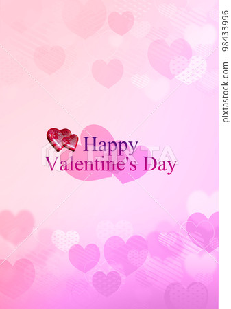 Pink chocolate and heart pattern Valentine and Christmas material Pink chocolate and heart pattern Valentine and Christmas material 98433996