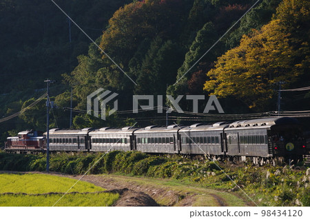 山口線 Jifuku DL 山口觀光車 Orote 35 附近 98434120