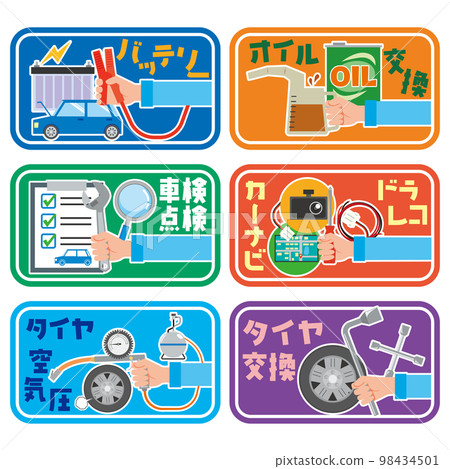 汽車維修項目插圖集 98434501