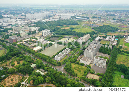 柏市住宅區鳥瞰圖 柏市住宅區鳥瞰圖 98434872