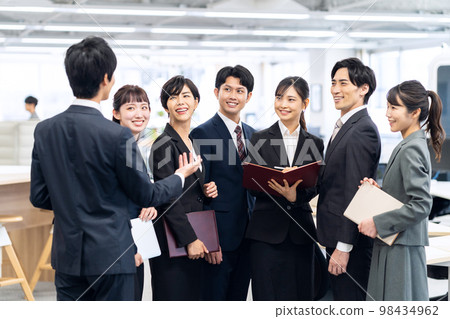 Meeting team business businessman office Meeting team business businessman office 98434962