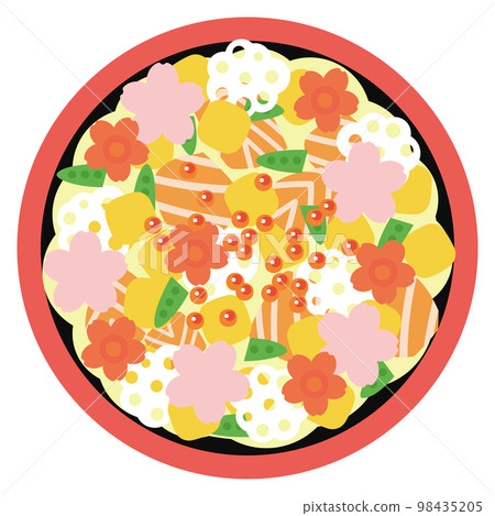 Spring leaflet sushi 98435205