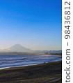 Blue sky, sea and Mt. Fuji 98436812