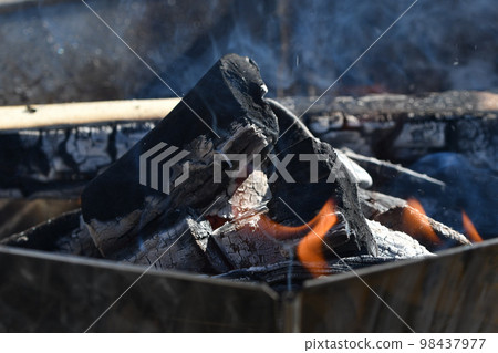 bonfire and charcoal bonfire and charcoal 98437977