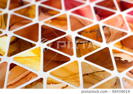 Mosaic tile alcohol ink texture background Mosaic tile alcohol ink texture background 98439019