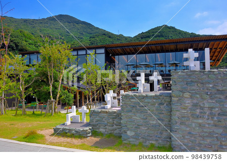 四國/愛媛/佐田岬花花 從生方町觀光交流基地設施眺望，貞見崎花花 (1) 98439758