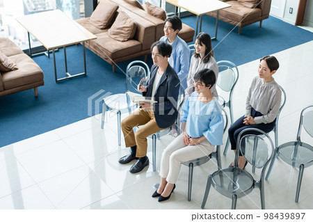 Business seminar Bird's eye view 98439897