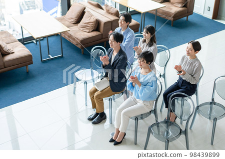 商務研討會掌聲鳥瞰圖 98439899