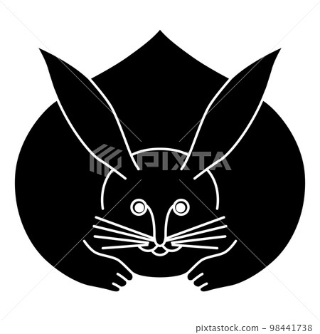 It's a family crest. It is called a straight rabbit. It's a family crest. It is called a straight rabbit. 98441738