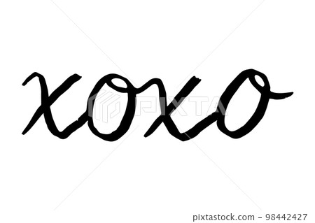 Cursive 2025 xoxo tattoo