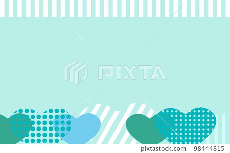 Heart background heart arrangement blue 98444815