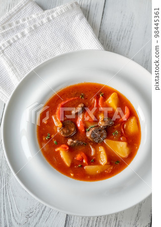 Potato chorizo stew 98445361