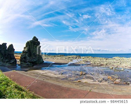 千疊敷海灘(青森縣深浦町) 千疊敷海灘(青森縣深浦町) 98445615
