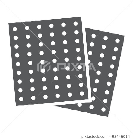 Matza glyph icon, food and israel, jewish bread sign, vector graphics, a solid pattern on a white background, eps 10. Matza glyph icon, food and israel, jewish bread sign, vector graphics, a solid pattern on a white background, eps 10. 98446014