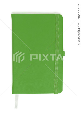 Notepad with hard cover. Top view. Notepad with hard cover. Top view. 98446586