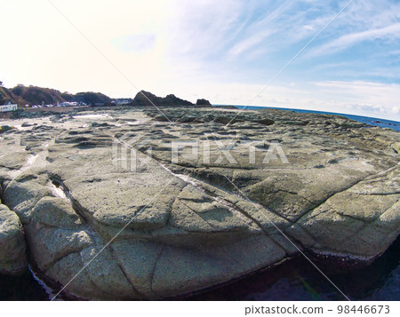 千疊敷海灘(青森縣深浦町) 千疊敷海灘(青森縣深浦町) 98446673