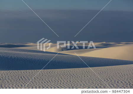 White sand dunes White sand dunes 98447304