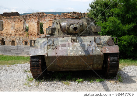 Military tanks Open air museum of the Croatian War of Independence, 1991 - 1995, (Homeland War, Domovinski Rat), Turanj, Croatia 98447709