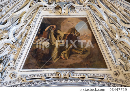 Fragment of the dome in the Chapel of Saint Martin, Salzburg Cathedral Fragment of the dome in the Chapel of Saint Martin, Salzburg Cathedral 98447739
