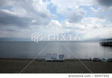 Ohrid lake, Macedonia 98447892