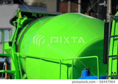 Image of agitator truck (concrete mixer truck) Image of agitator truck (concrete mixer truck) 98447964