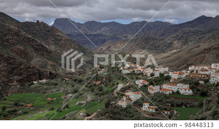 Landscape of the village of Tejeda, Canary Islands, Gran Canaria, Spain Landscape of the village of Tejeda, Canary Islands, Gran Canaria, Spain 98448313