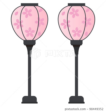 Snow cave Peach Festival illustration material 98449352