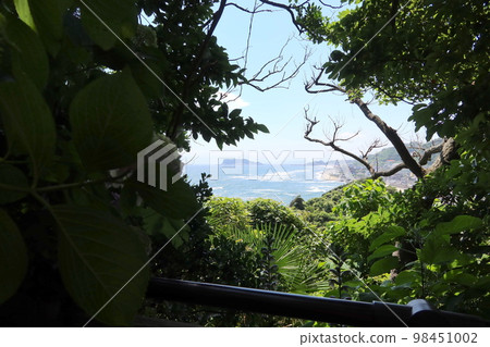 Enoshima seen from Inamuragasaki 98451002