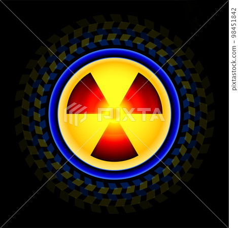 SIGN of RADIATION SIGN of RADIATION 98451842