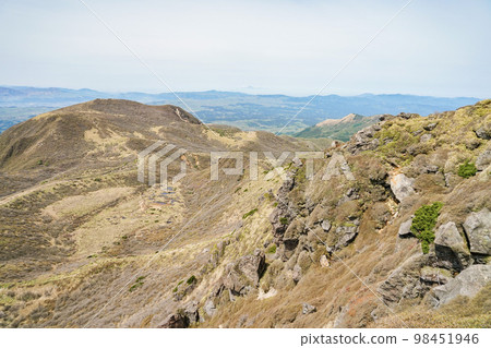 Kokonoe mountain range scenery Kokonoe mountain range scenery 98451946