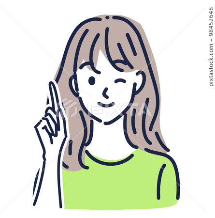 女性插畫素材 98452648