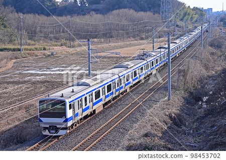 常磐線龍崎市～牛久JR東日本E531系0系K473編隊（勝田） 98453702