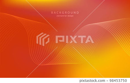 Abstract gradient background. Wave element for design. Digital frequency track equalizer. Stylized line art. Colorful shiny wave with lines created using blend tool. Curved wavy smooth stripe. Vector. Abstract gradient background. Wave element for design. Digital frequency track equalizer. Stylized line art. Colorful shiny wave with lines created using blend tool. Curved wavy smooth stripe. Vector. 98453750