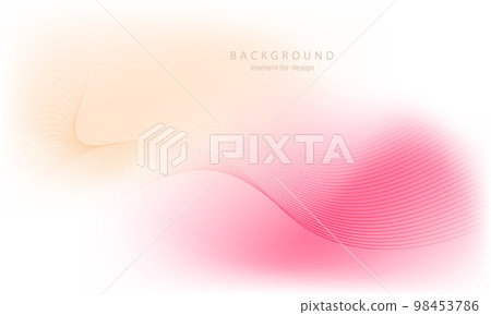 Abstract gradient background. Wave element for design. Digital frequency track equalizer. Stylized line art. Colorful shiny wave with lines created using blend tool. Curved wavy smooth stripe. Vector. Abstract gradient background. Wave element for design. Digital frequency track equalizer. Stylized line art. Colorful shiny wave with lines created using blend tool. Curved wavy smooth stripe. Vector. 98453786
