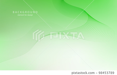 Abstract gradient background. Wave element for design. Digital frequency track equalizer. Stylized line art. Colorful shiny wave with lines created using blend tool. Curved wavy smooth stripe. Vector. 98453789