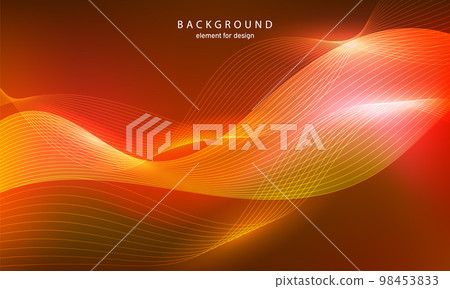 Abstract background. Wave element for design. Digital frequency track equalizer. Stylized line art. Colorful shiny wave with lines created using blend tool. Curved wavy line smooth stripe. Vector. Abstract background. Wave element for design. Digital frequency track equalizer. Stylized line art. Colorful shiny wave with lines created using blend tool. Curved wavy line smooth stripe. Vector. 98453833