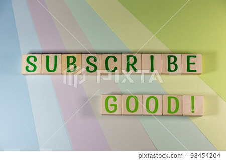 Character block subscribe & good 98454204