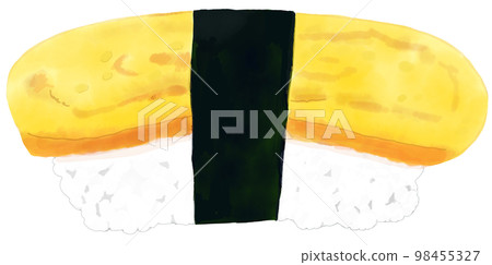 雞蛋壽司插畫 98455327