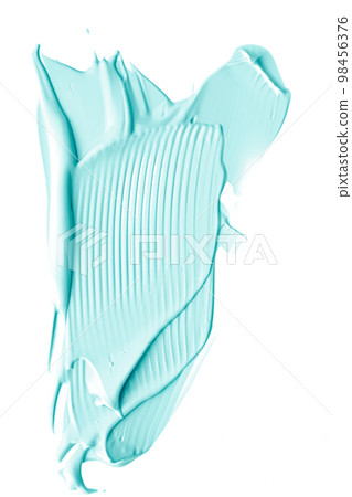 Pastel mint beauty swatch, skincare and makeup cosmetic product sample texture isolated on white background, make-up smudge, cream cosmetics smear or paint brush stroke closeup Pastel mint beauty swatch, skincare and makeup cosmetic product sample texture isolated on white background, make-up smudge, cream cosmetics smear or paint brush stroke closeup 98456376