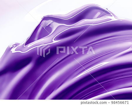 Glossy purple cosmetic texture as beauty make-up product background, cosmetics and luxury makeup brand design concept Glossy purple cosmetic texture as beauty make-up product background, cosmetics and luxury makeup brand design concept 98456671